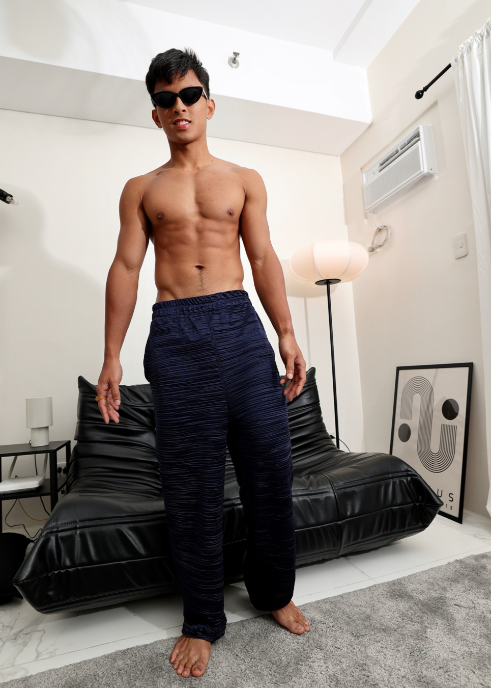 NEW | Midnight Pleated Silk Pants