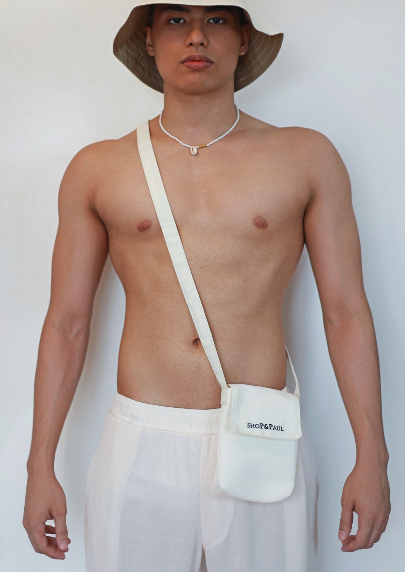 Sling Pouch Bag | Cream