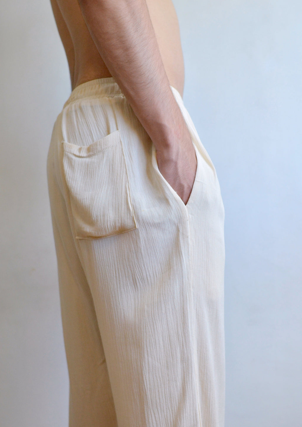 Lounge Pants in White Ivory